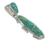 Genuine Sterling Silver Turquoise And Opal Southwestern Pendant YX68211